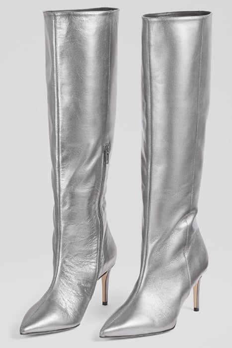 ASTRID POINTED BOOTS PEWTER 3