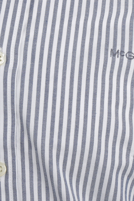 STRETCH OXFORD SHIRT BIG STRIPE NAVY 9