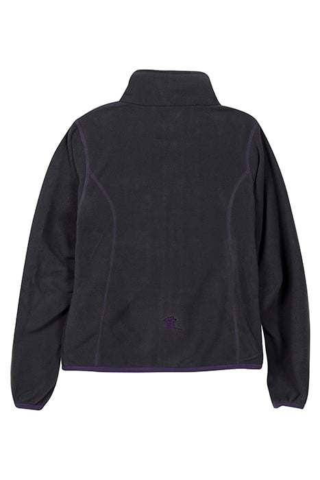 RUNDE YOUTH GIRL JKT SOLID CHARCOAL / PURPLE VELVET 2
