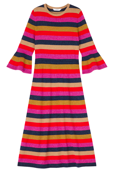 ALICE METALLIC MIDI DRESS RAINBOW 4