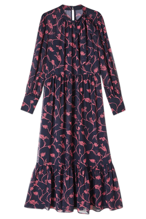 SELINA FLORAL MIDI DRESS NAVY 3
