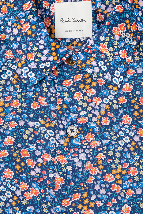 GENTS S/C SUPER SLIM SHIRT NAVY 5