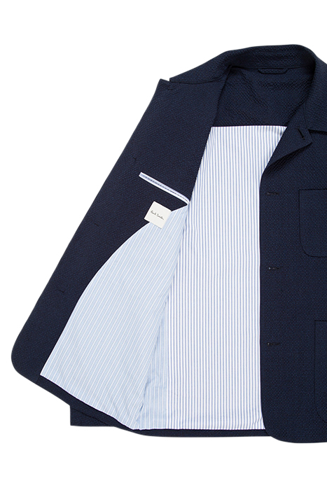 GENTS 4 BTN CASUAL JACKET VERY DARK NAVY 5