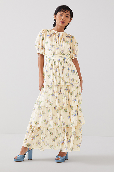 BOUVIER PETITE MAXI DRESS CREAM 4