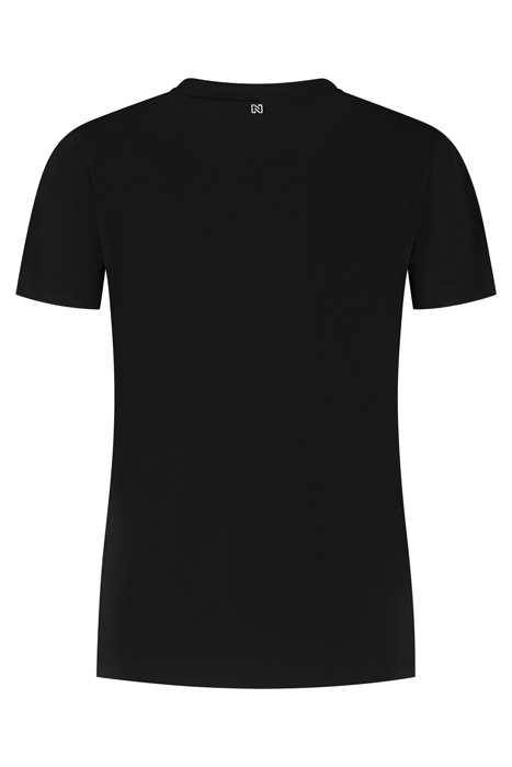 NIKKIE ORNAMENT T-SHIRT BLACK 2