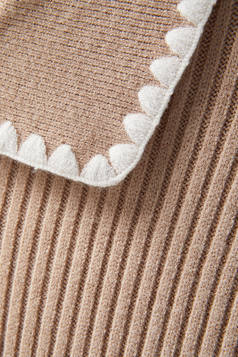 SWEATER CARDIGAN OATMEAL HEATHER 6