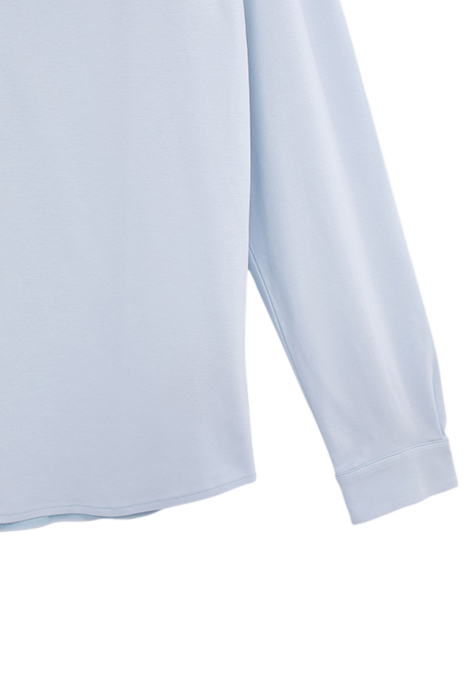 ABSOLUTE DRY SKY BLUE MESH REGULAR SHIRT 4