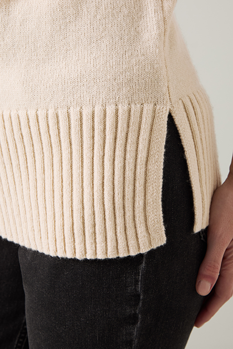 FRANCES ROLL KNITTED SWEATER CAMEL 7