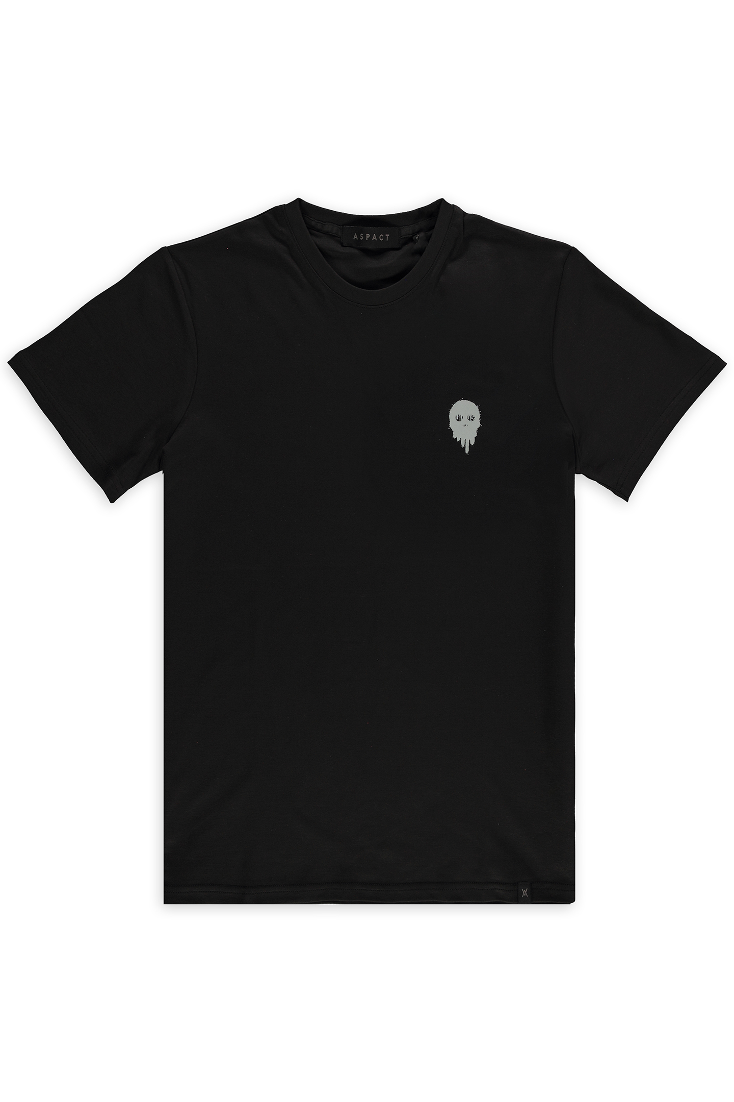 SKULL TEE BLACK 1