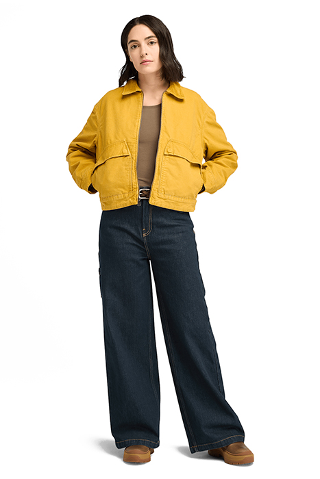 STRAFFORD QUILTED WASHED CANVAS JACKET CHAI TEA 3