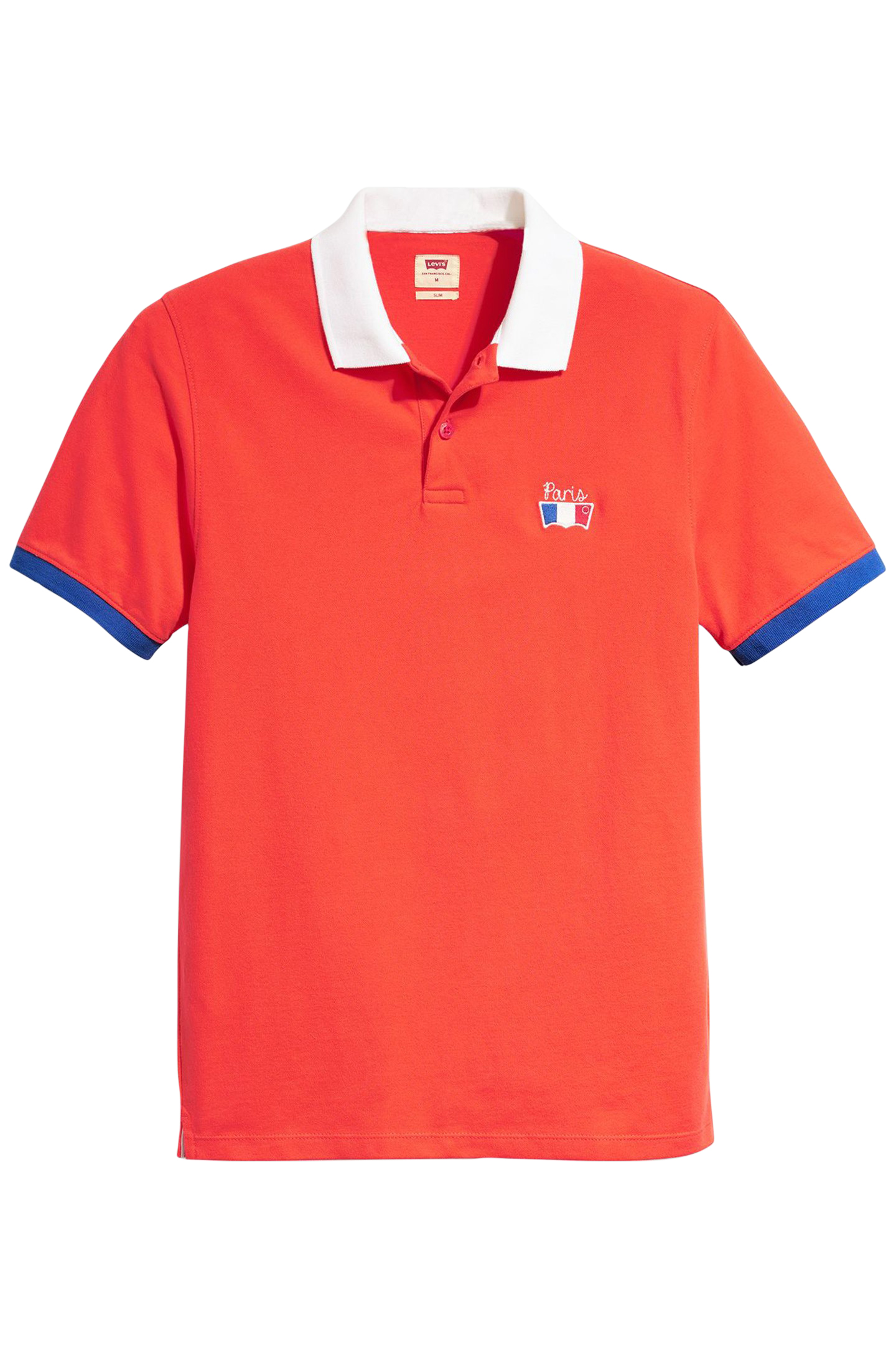 SLIM HOUSEMARK POLO RACING RED PIQUE 3