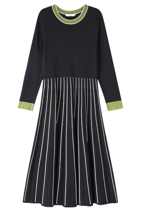 FARA KNITTED MIDI DRESS BLACK 3