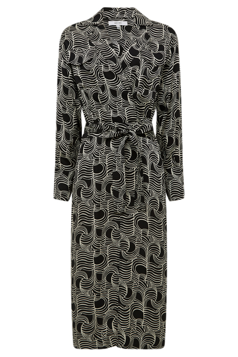 GEORGINA-MONO SWIRL PRINT BLACK/CREAM 5