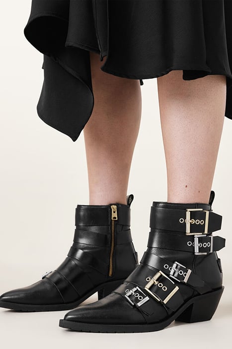 JANE BUCKLE BOOT BLACK 2