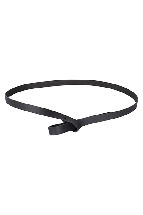LEATHER LOOP BELT BLACK 2