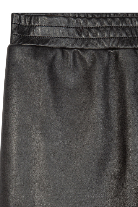 WOMENS TROUSERS LEATHER BLACK 5
