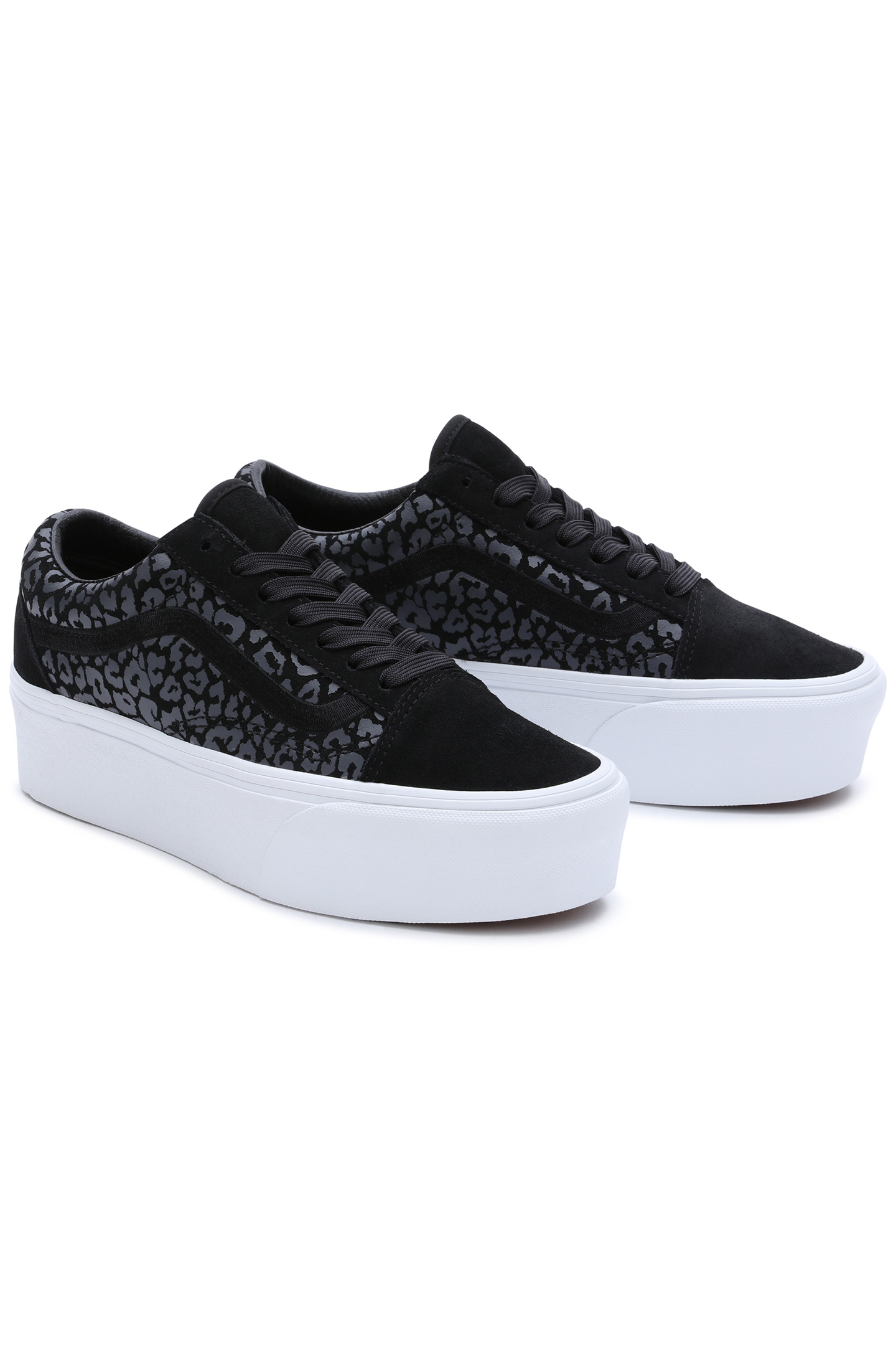 OLD SKOOL STACKFORM MONO EMBROIDERY BLACK/LEOPARD 3