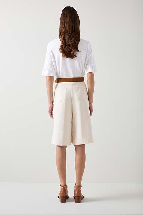 GENE LINEN T-SHIRT WHITE 2