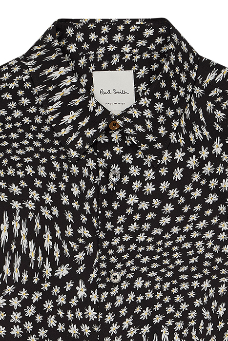 MENS S/C TAILORED FIT SHIRT BLACK 2