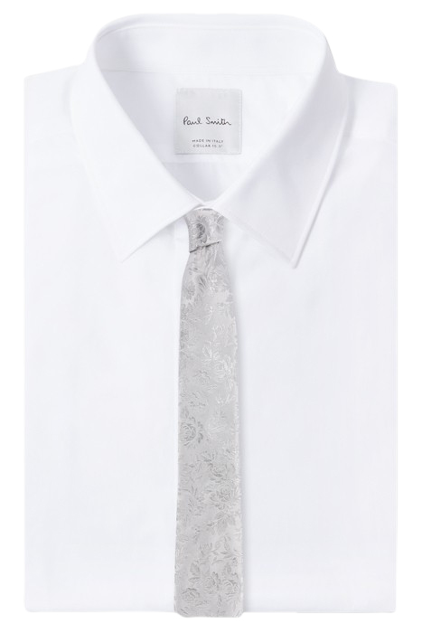 MEN TIE NARROW GREY 4