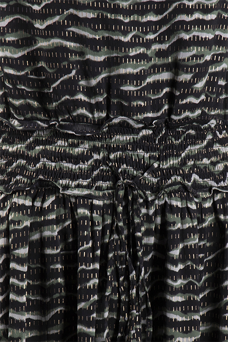 WINTER SHEEN LS RND NK MIDI DR BLACK 6