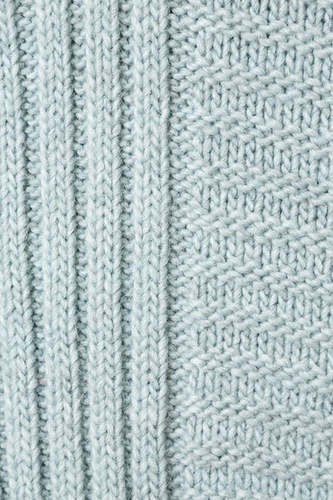 WOMENS KNITTED JUMPER GREYISH BLUE 8