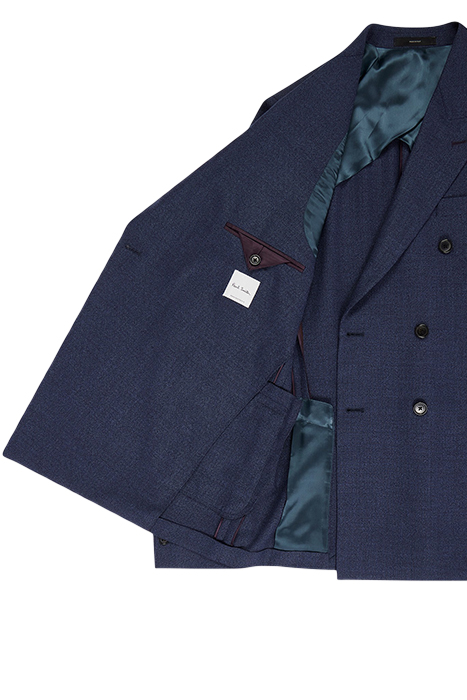 GENTS SLIM FIT 6 BTN DB JACKET PETROL BLUE 2
