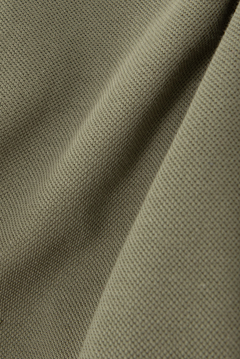 ARMY GREEN UPCYCLED PIQUE KNIT POLO SHIRT 7
