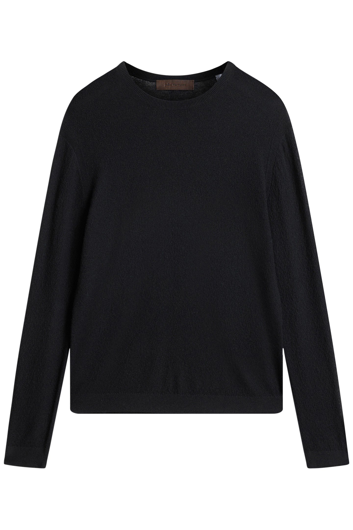 ALESSIO REGULAR FIT CREWNECK BLACK 2