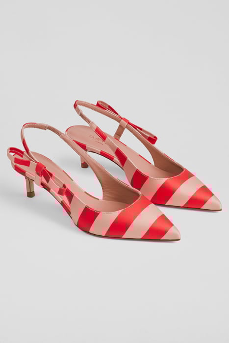 BARETTE SIDE SANDAL RED/PINK 2