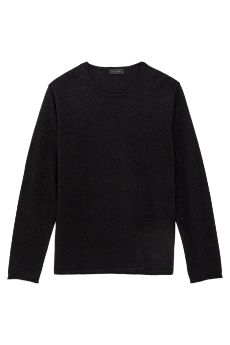 PURE EDITION – BLACK GLITTERY WOOL KNIT SWEATER 4