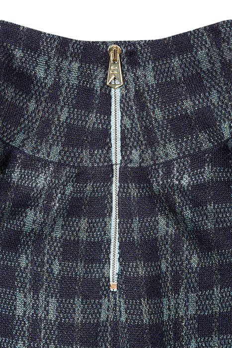 WOMENS KNITTED TOP VERY DARK NAVY 3