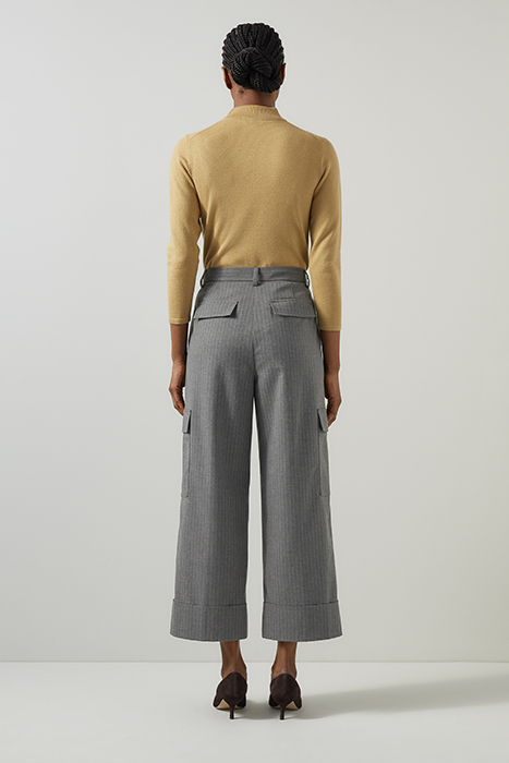 ROSALIND CARGO PANTS GREY 2