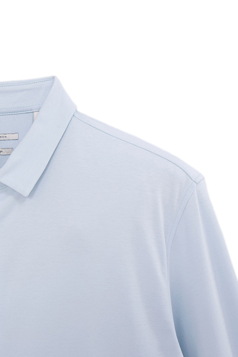 ABSOLUTE DRY SKY BLUE MESH REGULAR SHIRT 3