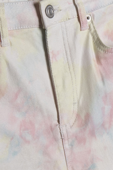 SADE TIE DYE DENIM HW SKNY JN RED 3