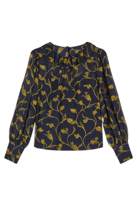 ERIN FLORAL BLOUS NAVY 4