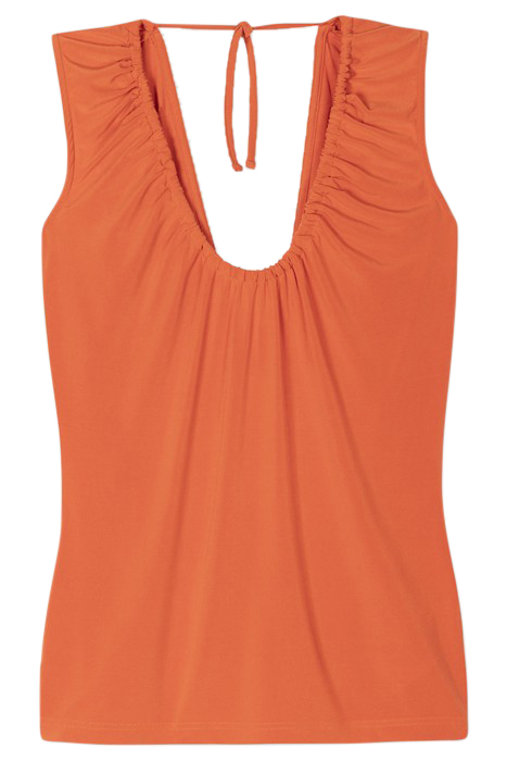 WOMENS TOP CORAL RED 3