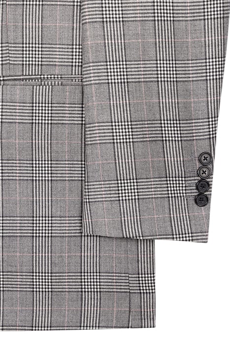 GENTS DB JACKET BLACK MELANGE 6