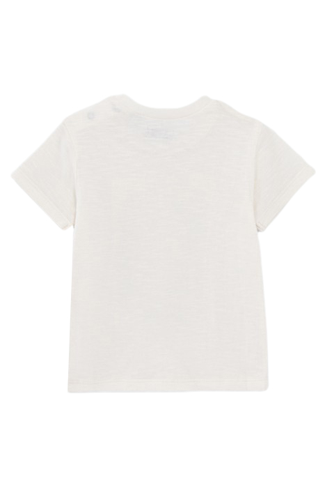 BABY BOYS’ ECRU ORGANIC COTTON T-SHIRT WITH BANANAS IMAGE 2