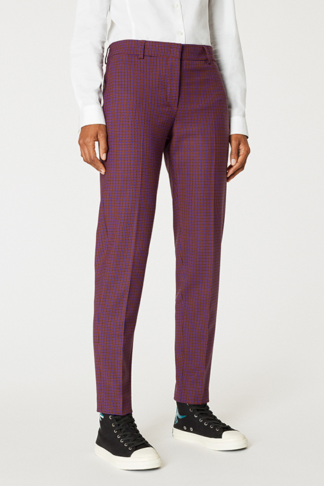 WOMENS TROUSERS BRICK RED 1