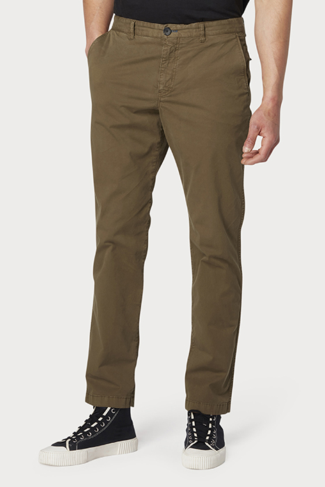 MENS TAPERED FIT CHINO MUD 1