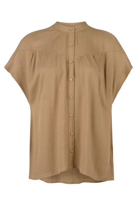 LA-JACCY BUTTON TOP BROWN 3
