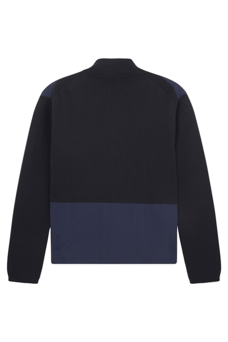 MENS CARDIGAN ZIP THRU HAPPY VERY DARK NAVY 5