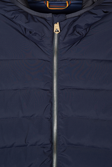 MENS DOWN HOODED JACKET VERY DARK NAVY 9