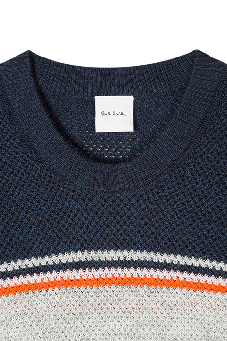 WOMENS KNITTED JUMPER VERY DARK NAVY 7