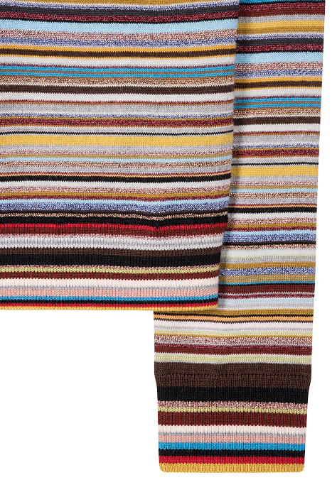 WOMENS KNITTED PULLOVER ROLL NECK MULTI COLOURED 7