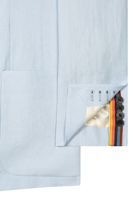 MENS 2 BTN PATCH POCKET JACKET BLUE 8