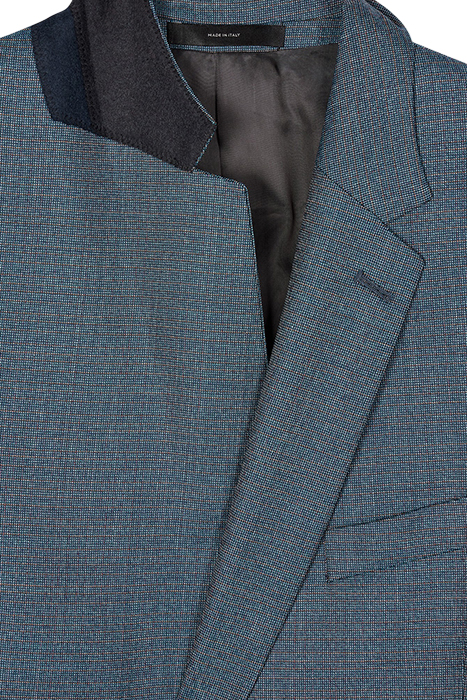 GENTS TAILORED FIT 2 BTN JACKET GREYISH BLUE 3