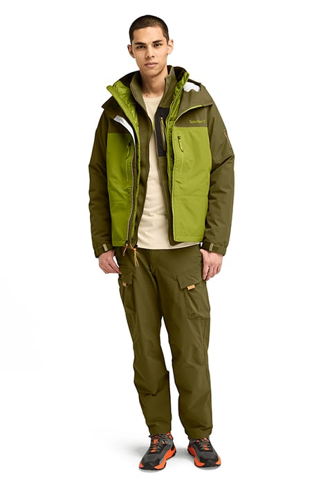 CAPS RIDGE MOBI FLEX TECH 3L WATERPROOF JACKET DARK OLIVE/GU 3