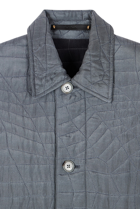 GENTS QUILTED JACKET GREY 3